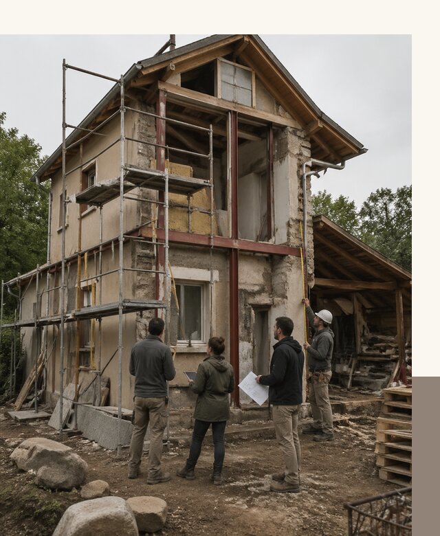 Реконструкция загородного дома под ключ в Котельниках от бюро